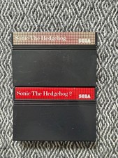 Master System SONIC THE HEDGEHOG x2 CARTS Games 1 + 2 PAL *Works in US*