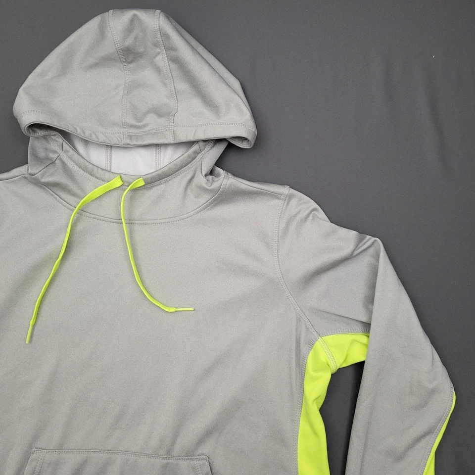 Suéter Danskin Now para mujer XXL 2XL manga larga Dri More sudadera con capucha tejido gris Foto 3 de 4