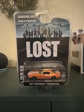 GREENLIGHT HOLLYWOOD LOST  1971 CHEVROLET CAMARO Z28 GREEN MACHNE CHASE