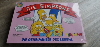 Die Simpsons Brettspiel 1991 MISB Sealed Die Geheimnisse Des Lebens