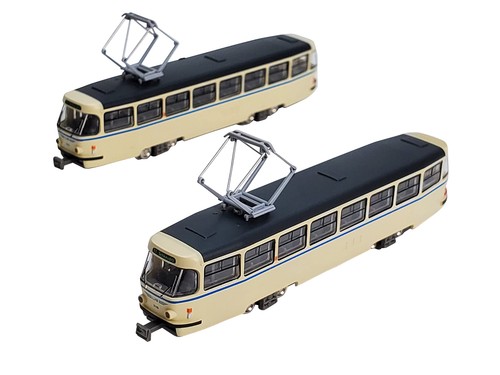 Tomytec Railway Collection Leipzig Tram Tatra T4 2-Car Set D 315728 | Zustand: New