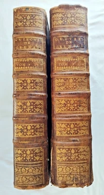 Père Louis de Grenade Oeuvres spirituelles + Catéchisme 2 volumes in-folio XVIIe - Photo 1/4