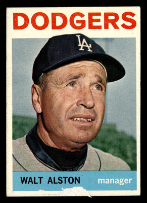 1964 Topps Walt Alston #101 FR Los Angeles Dodgers