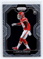 2020 Panini Chronicles #PB-24 L'Jarius Sneed Prizm Black RC Chiefs