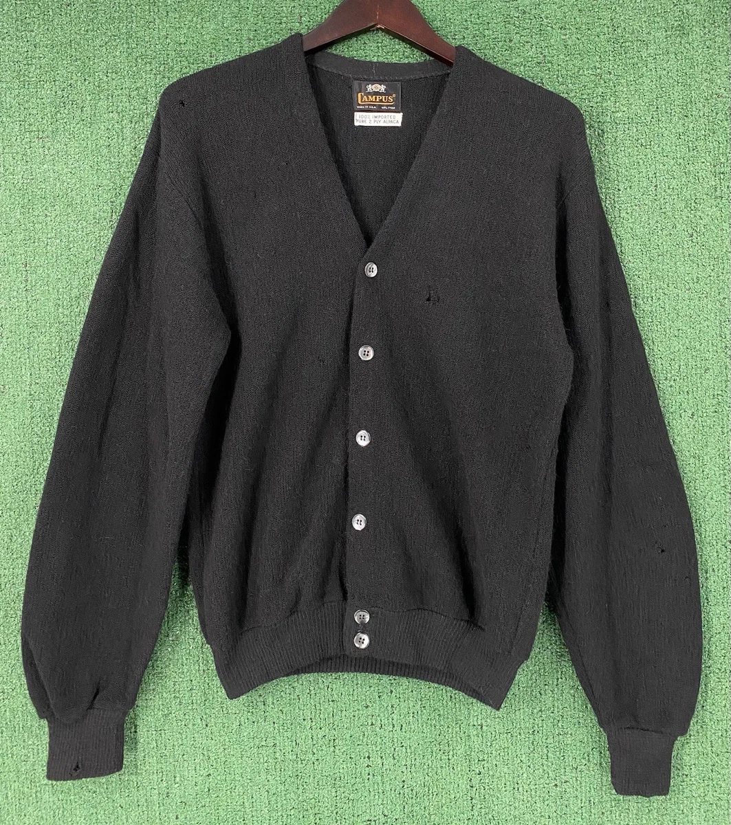 Vintage Alpaca Cardigan In Men's Sweaters for sale | eBay