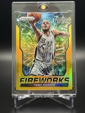 Tony Parker 2014 Panini Prizm Fireworks Gold/10