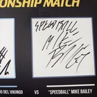 Jacob Fatu vs Vikingo vs Speedball Mike Bailey Signed 16x20 Poster WWE AAA AEW — photo 4