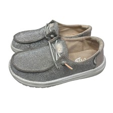 Hey Dude Wendy Youth TD13 Metallic Sparkle Casual Shoes