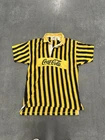 Vintage 80s Coke A Cola Referee Button Up Shirt Size Large
