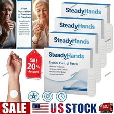 Steadyhands Tremor Control Patch, Steady Hands Control Patch-Hand Stabilizer NEW