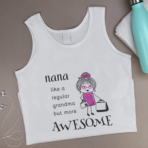 Trägertop/Tanktop "Nana" für Erwachsene (AV048556) - Bild 2 von 10