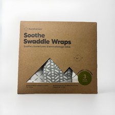 KeaBabies Soothe Swaddle Wrap 3 Pack Newborn Ergonomic Sleep Sack 0-3 Months NEW