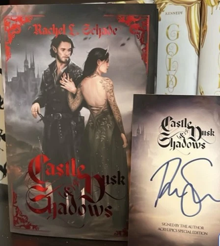 Acrylipics Special Edition Book Castle Of Dusk And Shadows by Rachel L. Schade