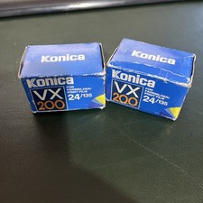 Konica Color VX 200 24/135 ISO 200 Camera Film x 2 Sealed ***EXPIRED***