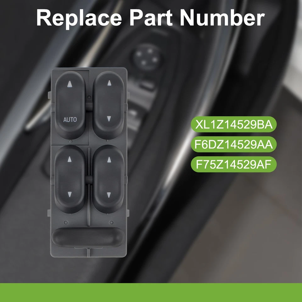 Ford F-250 350 450 550 Super Duty 1999-2001 Master Driver Power Window Switch - Image 2 of 4