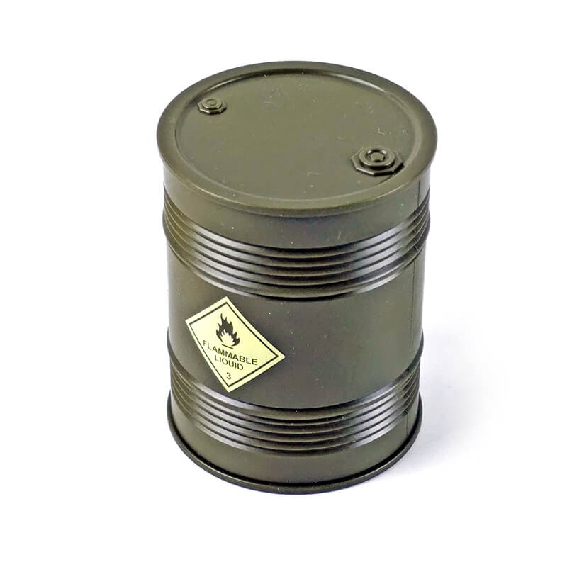 E-Zee RC Willys Jeep 1:10 Scale Army Oil Drum