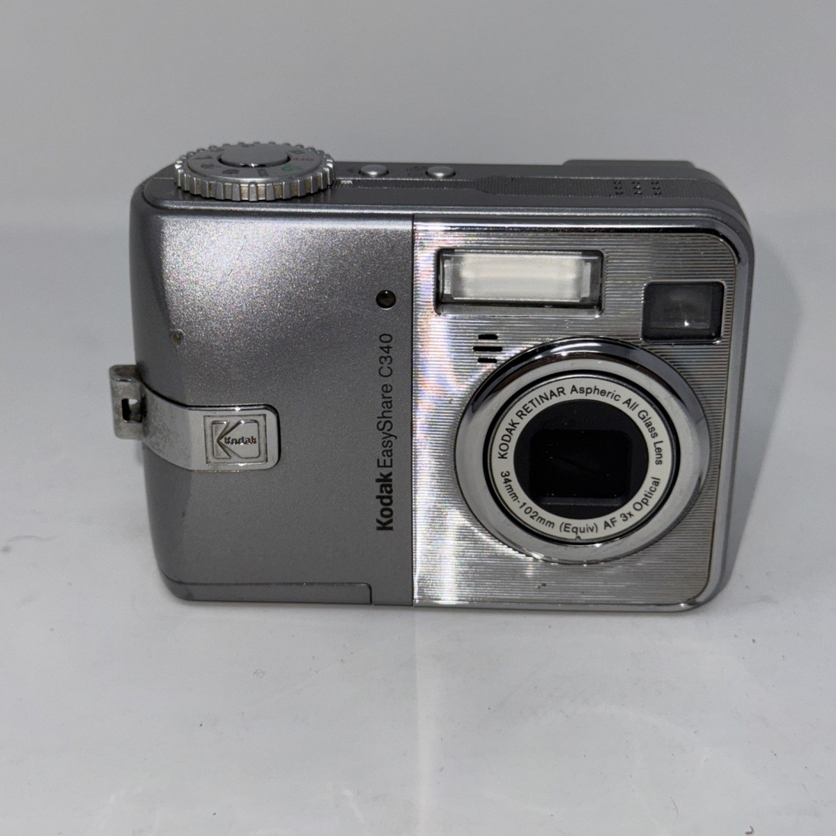 Kodak EasyShare C340 5.0MP Digital Camera Silver, 3X Zoom - TESTED