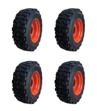 1 or 4-10-16.5 SKS-4 Lifemaster Style Skid Steer Tires/Rims for Bobcat-10X16.5