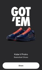 Nike Kobe 5 Protro Caitlyn Clark Indiana Feve...
