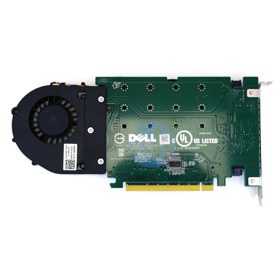 DELL ULTRA-SPEED QUAD PORT PCI-E x16 M.2 NVMe ADAPTER - 80G5N 6N9RH - Bild 4 von 4