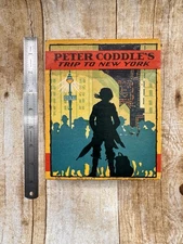 Peter Coddle's Trip to New York Card Game Antique c. 1900’s, Milton Bradley Co.