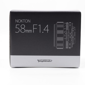 Voigtlander NOKTON 58mm f/1.4 SL II S Lens Black for Nikon F [BrandNew] #21000LJ