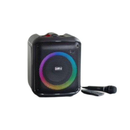 PARTY 200W Bluetooth 5.0 Speaker with LED Light Effects and Wired Microphone