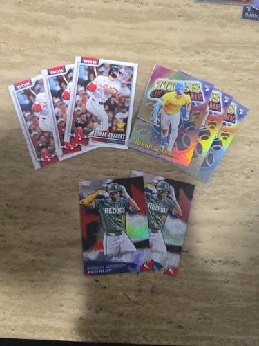 2026 Topps Series 1 Roman Anthony MLB 8 Card Lot Boston Red Sox RC, Inserts