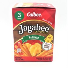 Calbee Jagabee Ketchup Fry Cut Potato Crisps ...