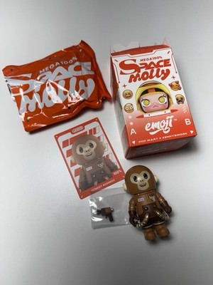 Pop Mart Mega Space Molly 100% × emoji Series Blind Box Figure Monkey Business