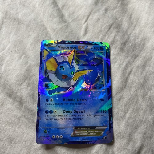 Pokémon Vaporeon EX 24/83 Generations 2016 Holo Rare Card TCG MP