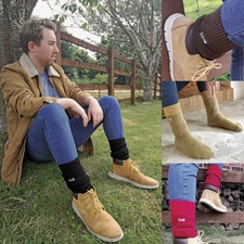 THMO - 1 Pair Mens Thick Winter Warm Soft Top Thermal Socks