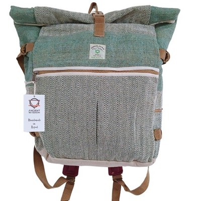 Hanf-Rucksack Salbei