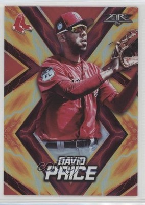 2017 Topps Fire Red Flame David Price #181 b0q