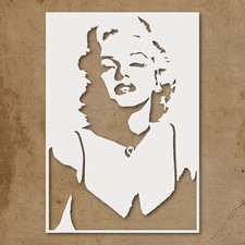Stylized Figure Silhouette Stencil for Unique Crafting Projects - StencilAir