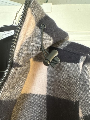 Swanndri Women’s Seattle Wool Jacket Size 16 Excellent Condition Pink/black Chck - Picture 7 of 7