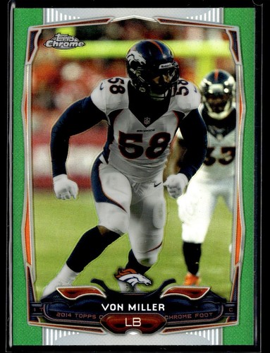Von Miller [Green Refractor] #108 card