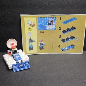 *RARE* LEGO 1704 Space Ice Planet Set Name "unknown"? Complete, 1 Minifigure