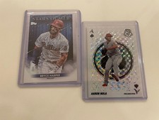 2022 Topps Series 1 - Stars of Mlb Bryce Harper + Mosaic ACE Aaron Nola Phillies