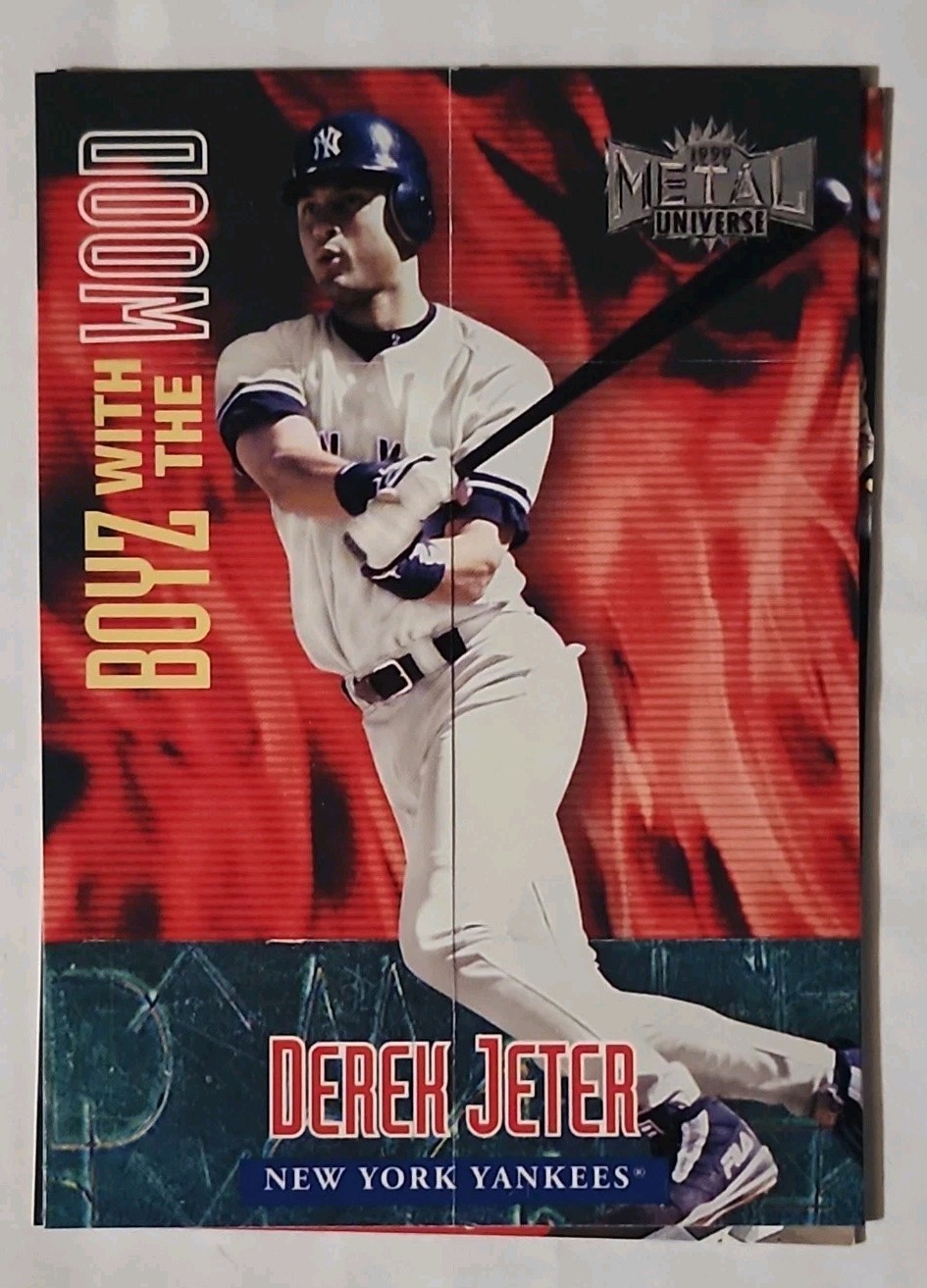 1999 Skybox Metal Universe - Boyz with the Wood Derek Jeter #12 BW