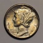 #5 Nicer Low Mintage 1939 D Mercury Dime