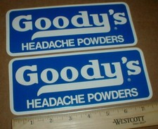 Goodys Headache Powder Nascar Drag Racing Dec...