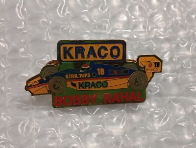Bobby Rahal kraco pin, Pre-owned.