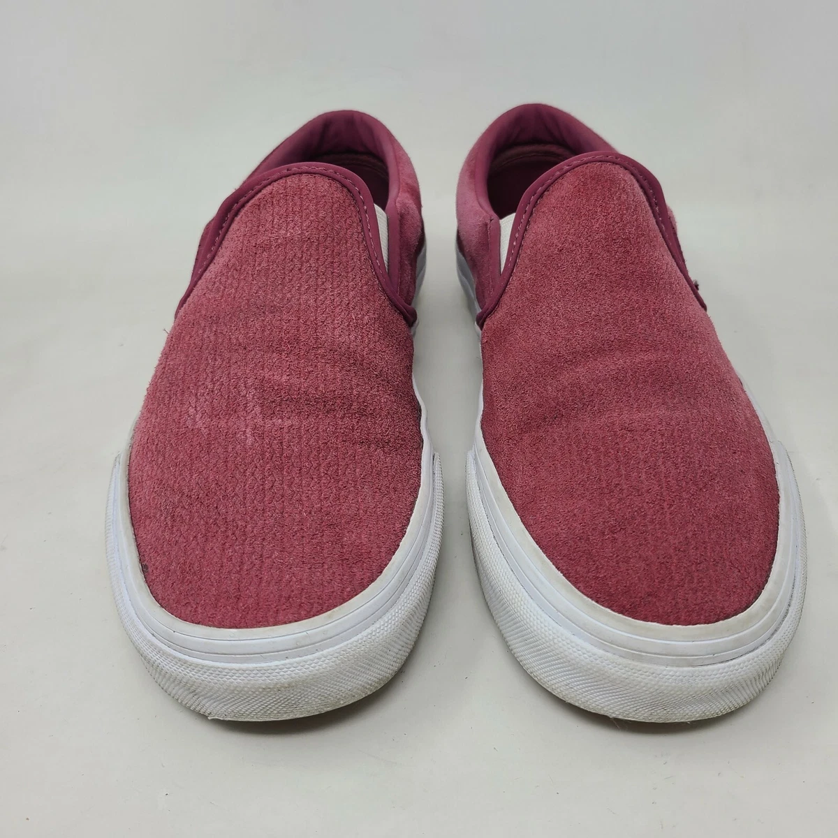 Vans herringbone slip on rose top