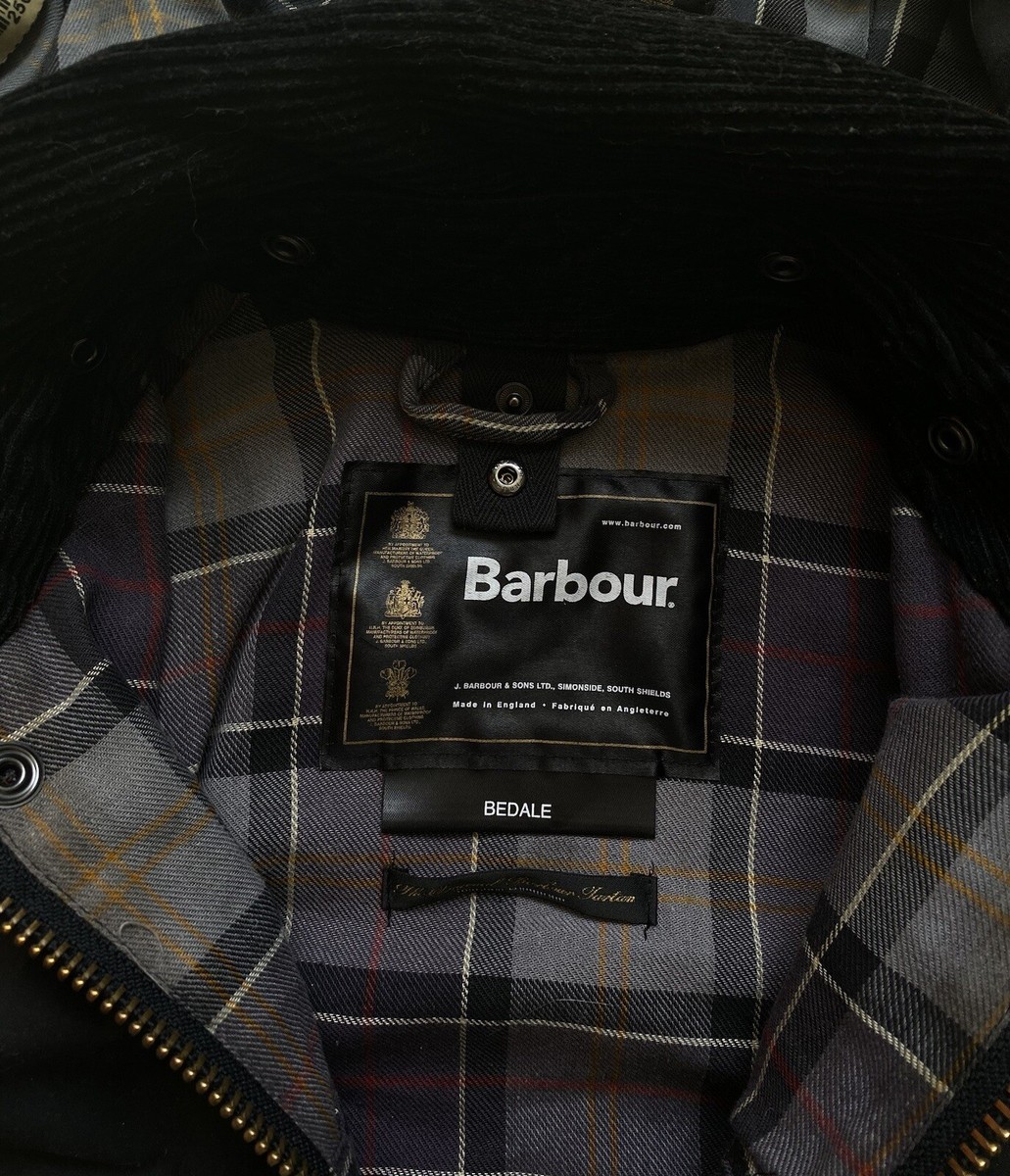 Barbour Bedale Waxed Jacket Men Size C36/91cm | eBay