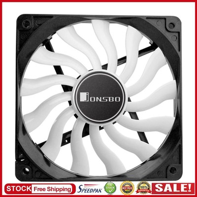 JONSBO 12020 Desktop-Computer PC-Gehäuselüfter Leiser CPU-Kühlerlüfter 120 mm 4P