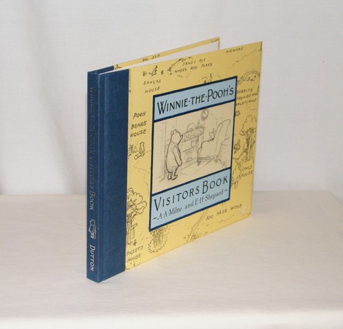 New Disney Classic Winnie The Pooh Visitors Book Sketched Artwork by E H Shepard - Picture 2 of 7