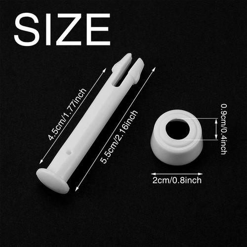24 Packs 5.5cm Swimming Pool Pool Joint Pins with Rubber Seals for Intex - Picture 4 of 12
