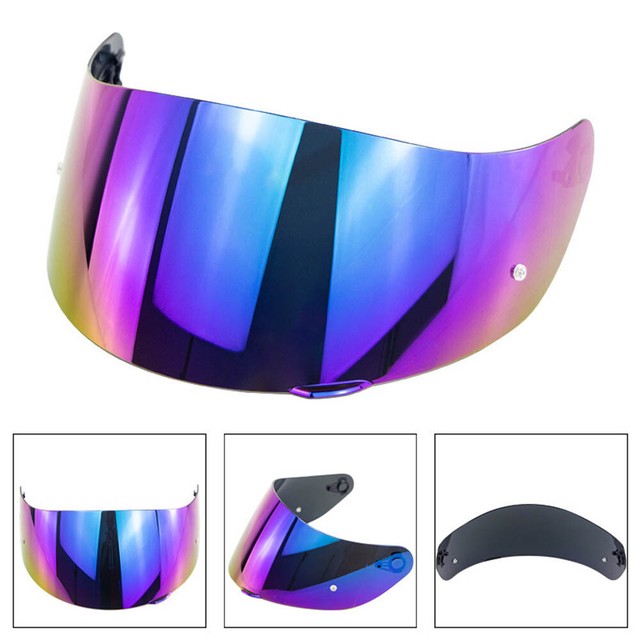 HJC HJ31 Blue Mirrored Shield Visor for i70 i10 HELMET Lens Moto