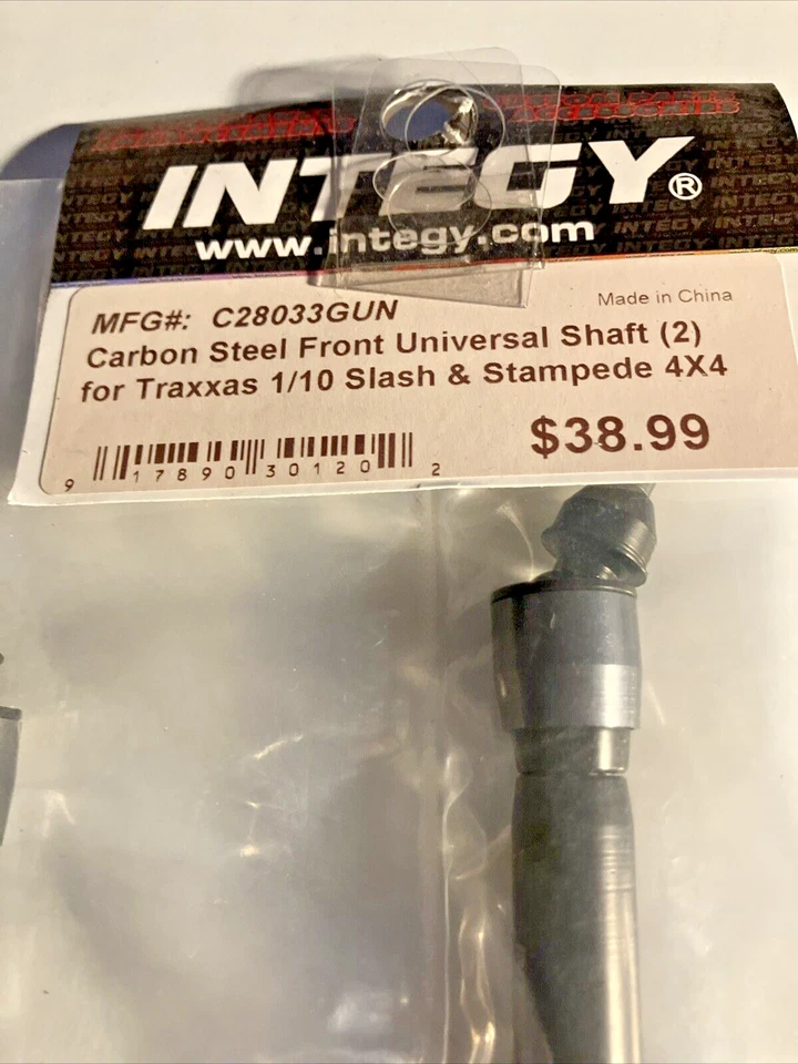 Integy parts C28033GUN Front Universal Driveshaft & C27644 Spur Gear Slash4x4 - Image 4 of 4